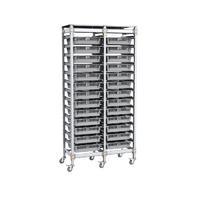 Стеллаж мобильный 2-х секционный для учебных наборов и цифровых лабораторных комплексов SenseDisc - «globural.ru» - Барнаул