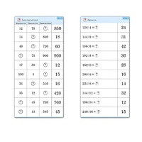 Комплект карточек (10) "Обучающий калейдоскоп. Умножение и деление в два шага" - «globural.ru» - Барнаул