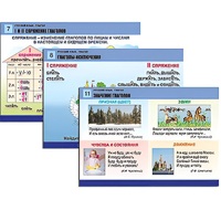 Комплект таблиц для начальной школы "Русский язык. Глагол" - «globural.ru» - Барнаул