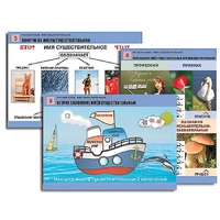 Комплект таблиц для начальной школы "Русский язык. Имя существительное" - «globural.ru» - Барнаул