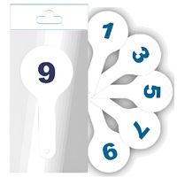 Касса-веер цифр от 0 до 9 - «globural.ru» - Барнаул