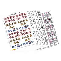 Набор этикеток самоклеющихся (общий) - «globural.ru» - Барнаул