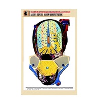 Рельефная таблица "Долька печени. Макро-микростроение" (формат А1, матовое ламинир.) - «globural.ru» - Барнаул