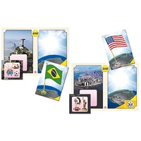 Настольно-печатная игра "Флаги стран мира 2. Азия, Африка, Австралия, Америка" - «globural.ru» - Барнаул