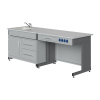 Стол демонстрационный (с раковиной, подводкой и отведением воды, сантехникой, электрическими розетками, автоматами аварийного отключения тока) - «globural.ru» - Барнаул