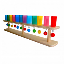 Тактильно-развивающая панель "Разноцветное домино" (настенный модуль, 12 домино) - «globural.ru» - Барнаул