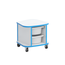 Табурет детский Робик (белый) - «globural.ru» - Барнаул