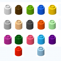 Элемент конструктора одиночный одноцветный Color Blocks 100 штук - «globural.ru» - Барнаул