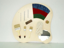 Тактильная панель "Тело гусеницы" (кисточки) - «globural.ru» - Барнаул