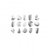 Комплект гипсовых моделей геометрических тел  - «globural.ru» - Барнаул