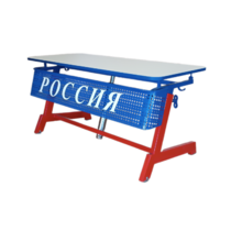 Стол ученический двухместный "Патриот-2п" на газовом лифте (р.гр. № 3-7 и наклоном столешницы ) - «globural.ru» - Барнаул