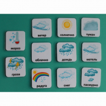 Набор карточек "Погода" (с рисунками) - «globural.ru» - Барнаул