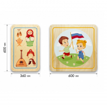 Набор стеновых панелей «Символы России - Культура» - «globural.ru» - Барнаул