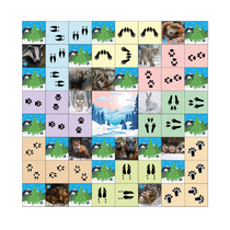 Коврик для логобота Пчелка "Следы животных" - «globural.ru» - Барнаул