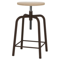 Табурет рабочий (винтовой механизм регулировки высоты сиденья) - «globural.ru» - Барнаул