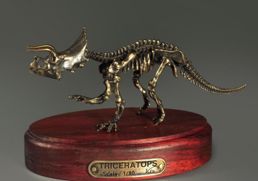 Модель скелета динозавра Triceratops - «globural.ru» - Барнаул