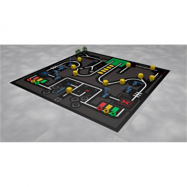 Соревновательное поле с элементами MakeX Stater Arenas Kit - «globural.ru» - Барнаул