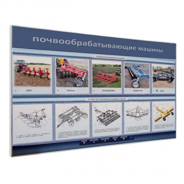 Электрифицированный светодинамический стенд «Почвообрабатывающие машины» - «globural.ru» - Барнаул