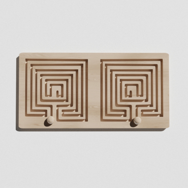 Такт-панель "Деревянный лабиринт №10" - «globural.ru» - Барнаул