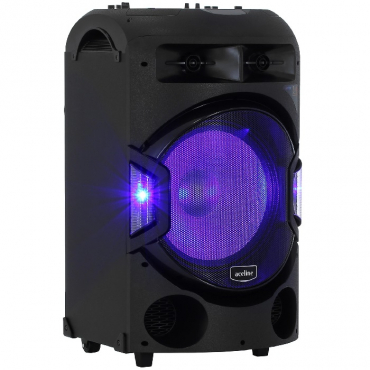 Переносная мобильная акустическая система с возможностью подключения микрофона и проигрывания аудиофайлов с флеш-накопителя мощностью не менее 250 Вт - «globural.ru» - Барнаул